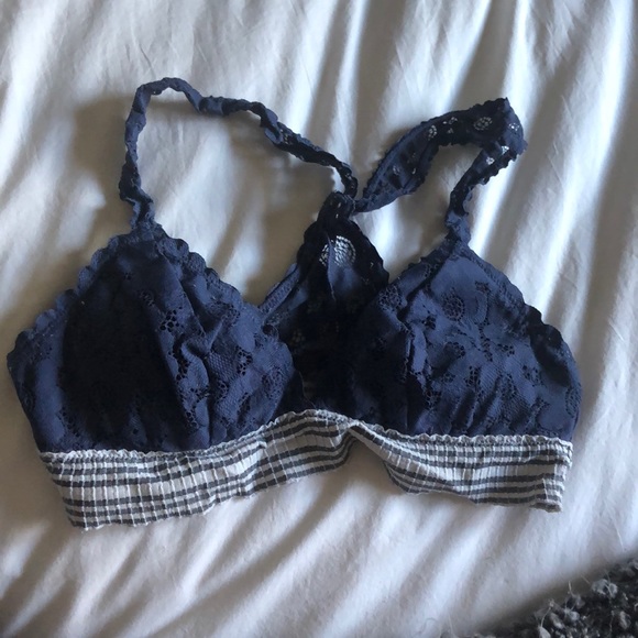 Aerie Navy Brallette - Picture 1 of 2